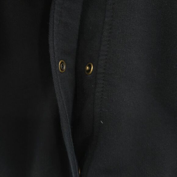 Lauren Ralph Lauren womens black knit shaket jacket Size 2X Field Military brass - Picture 5 of 12